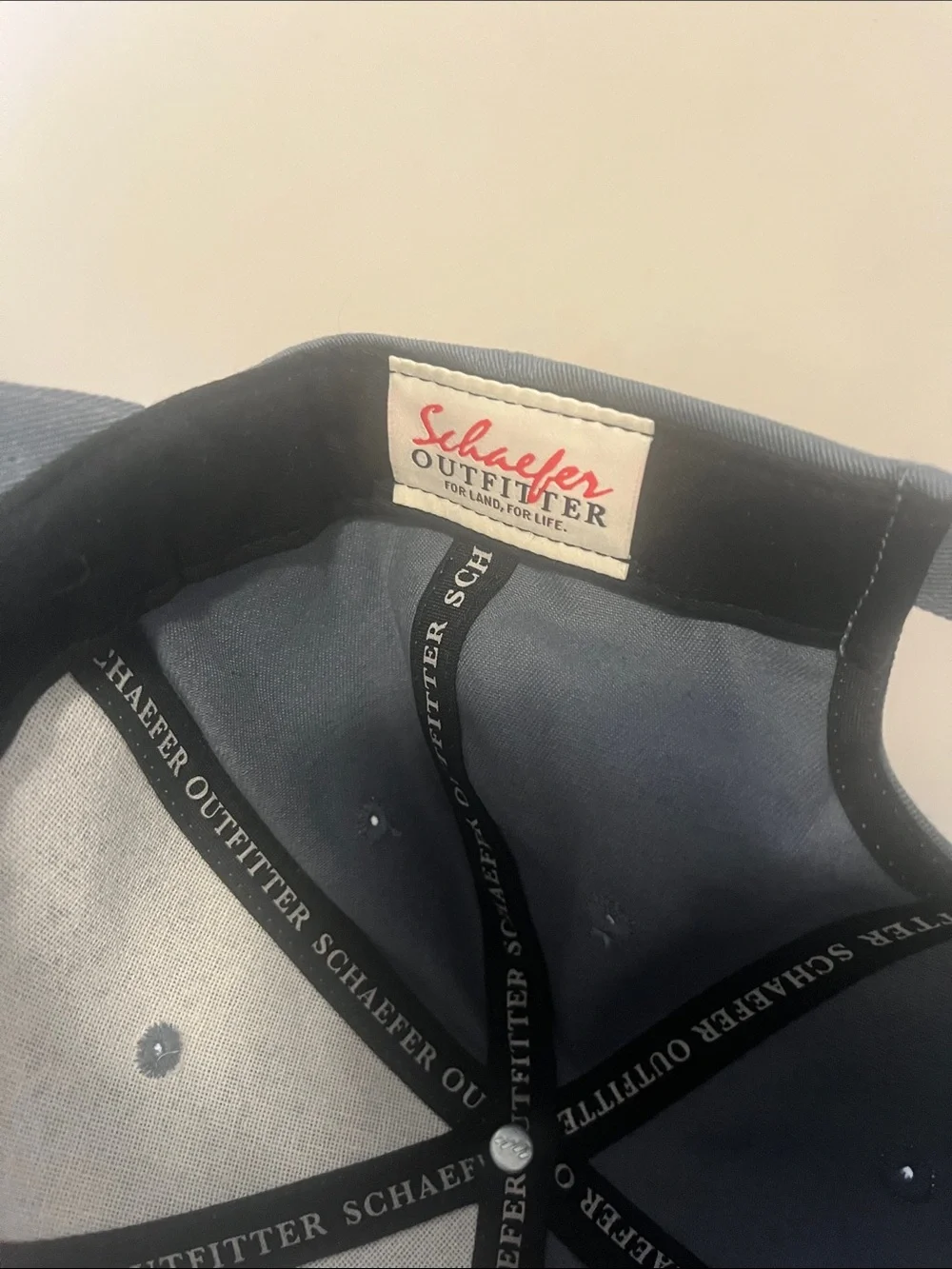 Schaefer Outfitter Co. Men's Blue Patch Baseball Cap